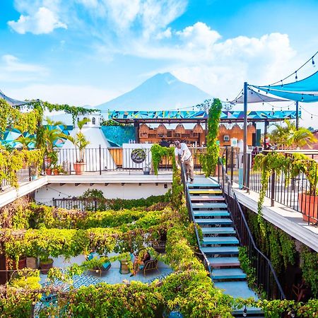 Adra Hostel Antigua Екстериор снимка Mount Fuji view from the hotel